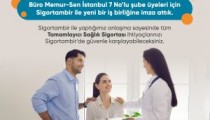 SENDİKA ŞUBEMİZDEN DEV SİGORTA ANLAŞMASI