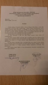 komite kararı