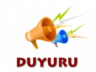 ŞUBEMİZDEN DUYURU